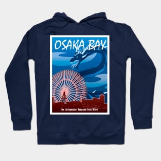 Osaka Bay Travel Poster Hoodie